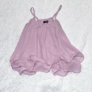 Chic pink Spaghetti-strap Top